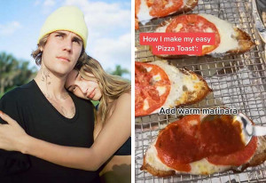 Hailey Bieber Pizza Toast Recipe