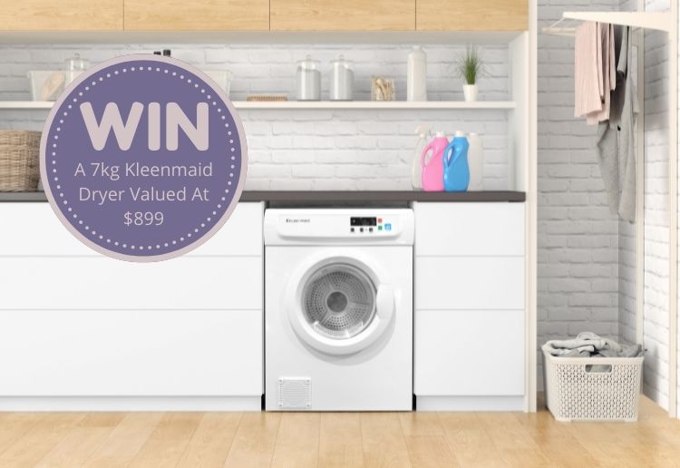 WIN A Kleenmaid 7kg Sensor Controlled Vented Dryer Valued At $899