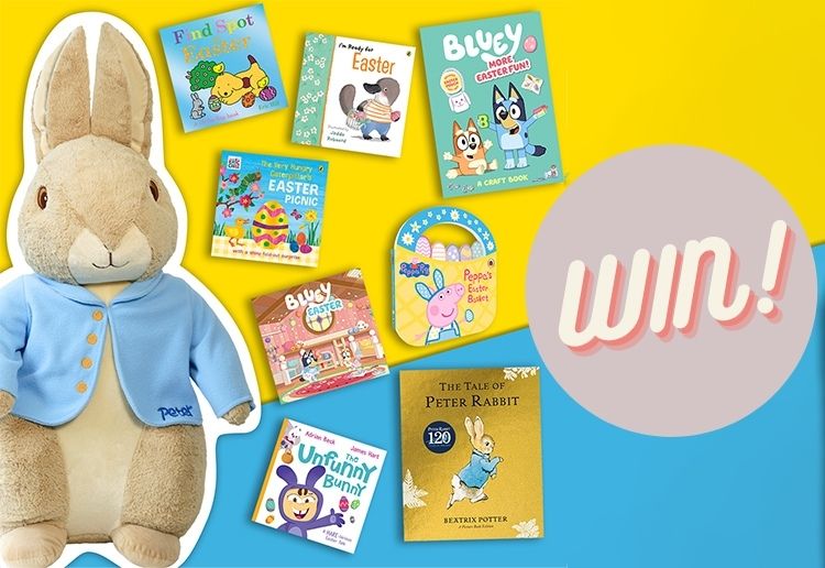 Win 1 of 2 Easter Book Packs And Giant Peter Rabbit Plush