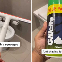 Toilet Smell Like Wee? Clean It With Shaving Foam