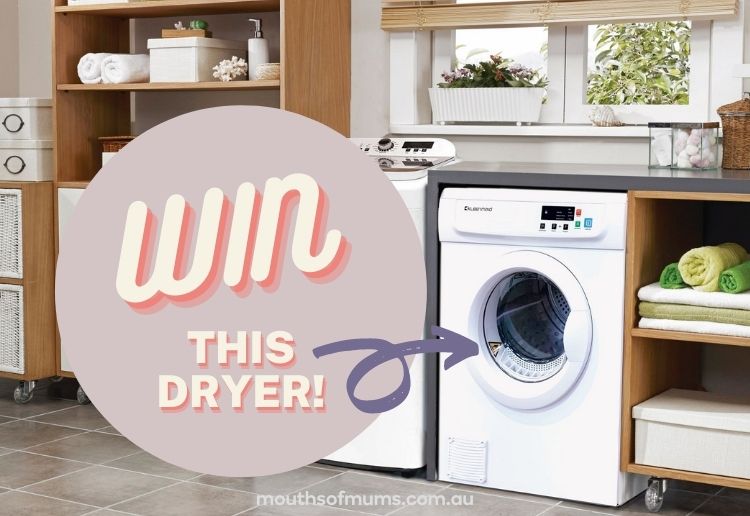 WIN A Kleenmaid 7kg Sensor Controlled Vented Dryer Valued At $899