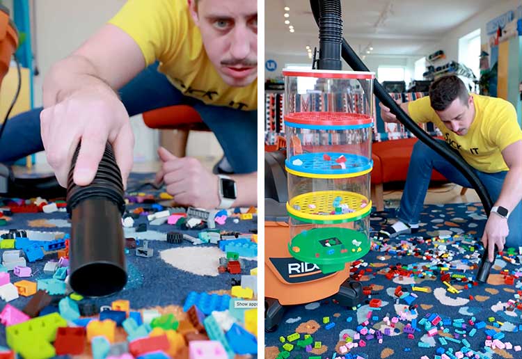 This LEGO Vacuum Cleaner Also Sorts Your Bricks - Mouths of Mums