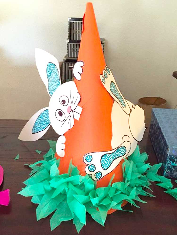 Easter Hat Idea Carrot And Bunny