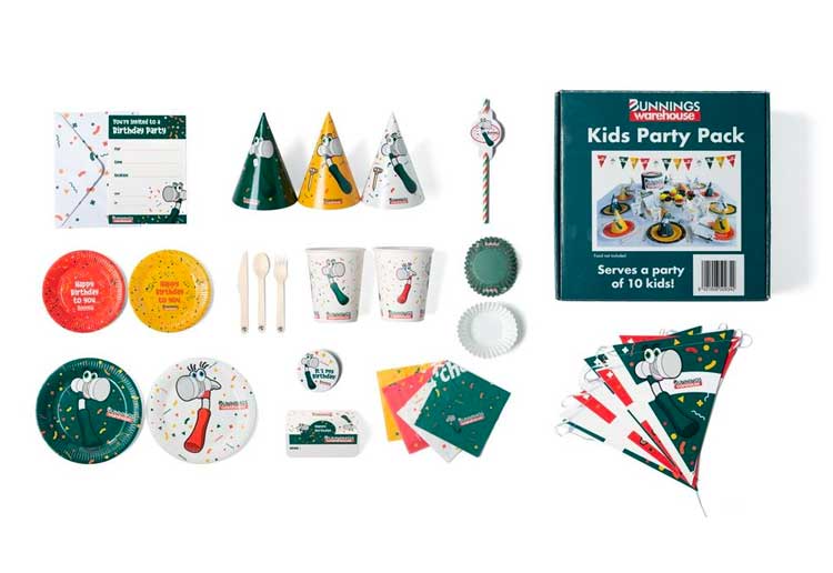 Bunnings Kids Party Pack