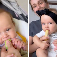 Move Over Baby Led Weaning, Now There's 'Baby Led Licking'