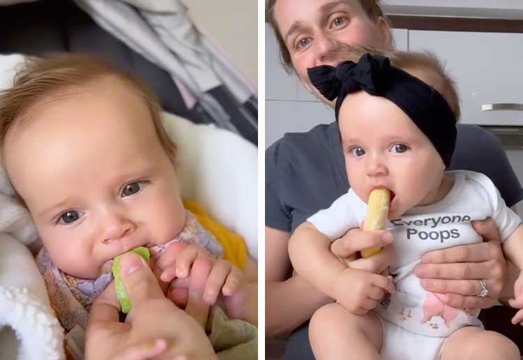 Move Over Baby Led Weaning, Now There’s ‘Baby Led Licking’