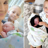 Mum Delivers Own Baby On Roadside With Kids In The Car