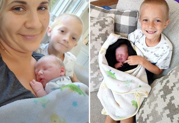 Mum Delivers Own Baby On Roadside With Kids In The Car