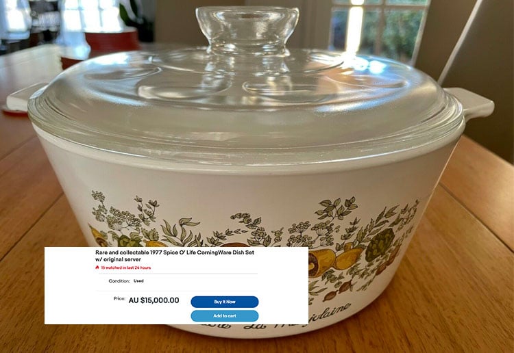 Check Your Cupboards, Grandma’s CorningWare Is A Goldmine!
