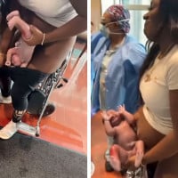 Mum Births Baby In Hospital Corridor Like A Boss!