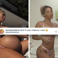 Celeste Barber Calls Out Tammy Hembrow For 'Dangerous' Postpartum Photos