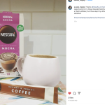 NESCAFÉ Café Creations Mocha in kitchen with mug