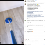 Mopping in action for the Oates Spin & Clean Spin Mop & Bucket Set Review