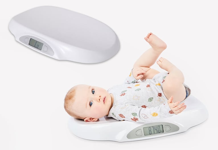 seca 354 - Digital baby scale also converts to a flat scale for
