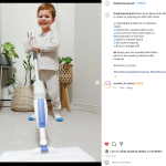 Child mopping with Oates Ezy Spray Mop