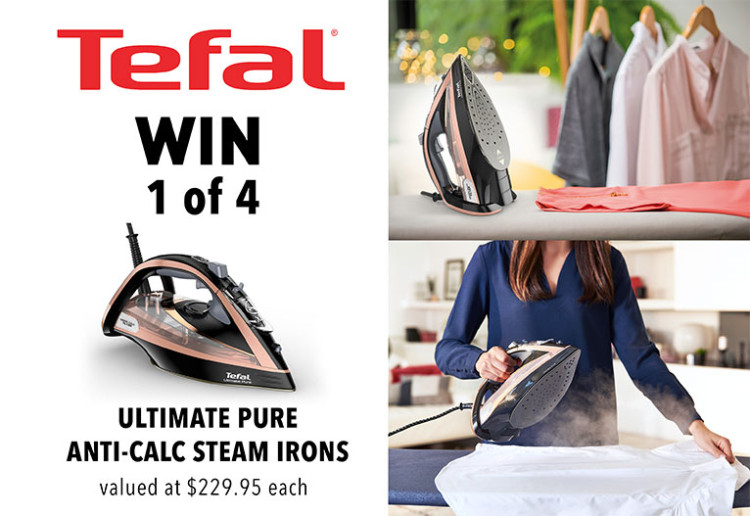 WIN 1 Of 4 Tefal Ultimate Pure Anti-Calc Steam Irons