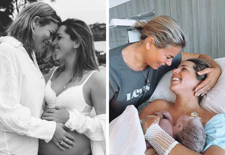 Fiona Falkiner And Hayley Willis Welcome Baby Number Two