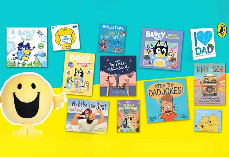 Win 1 Of 2 Father’s Day Book Packs + A Giant Mr Happy Plush Toys