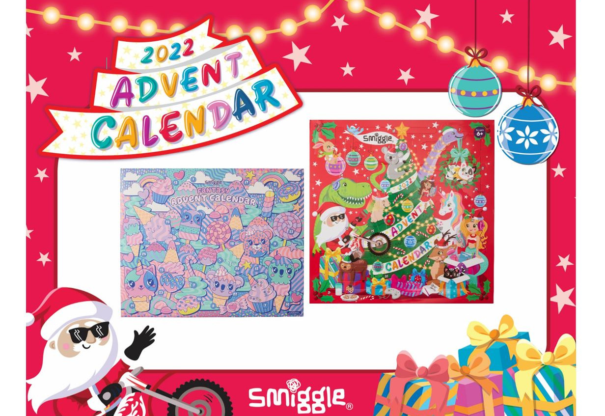 WIN 1 of 10 Famous Smiggle Advent Calendars For Christmas 2022