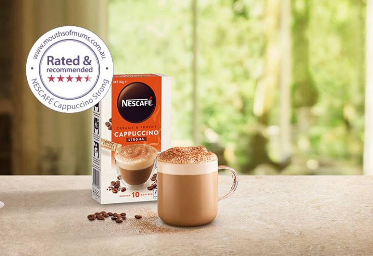 NESCAFÉ Cappuccino Strong with star rating dinkus