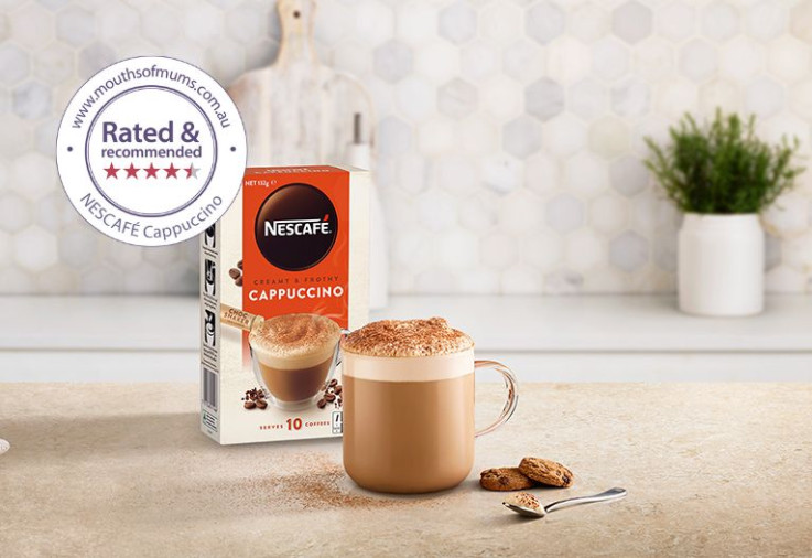 NESCAFÉ Cappuccino with star rating dinkus