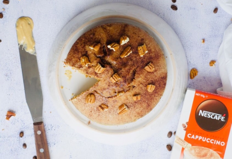 3-ingredient Peanut Butter Mug Cake recipe by Juwairiya