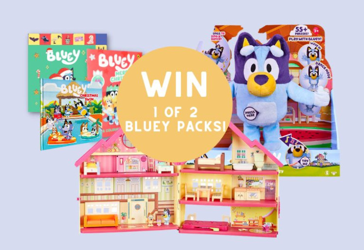 WIN 1 Of 2 Bluey Prize Packs Worth $323 Each!