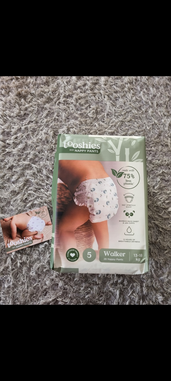 Tooshies ECO Nappy Pants Size 5 Walker 28 Pack