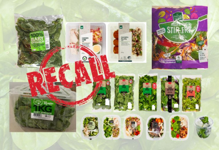 Spinach recall