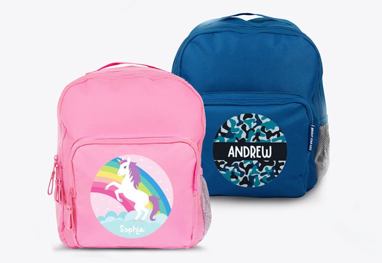 Bright Star Kids Personalised School Backpacks