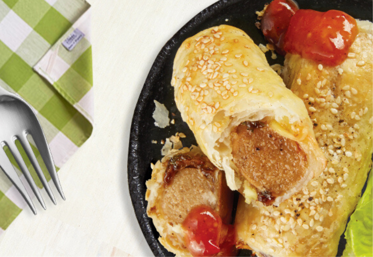 Vegie Delights™ Cheesy Sausage Rolls Real Recipes from Mums