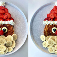 Start A Christmas Breakfast Tradition With Fun And Healthy Santa Pancakes