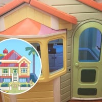 Mum Transforms Playhouse Into Bluey Heeler House!