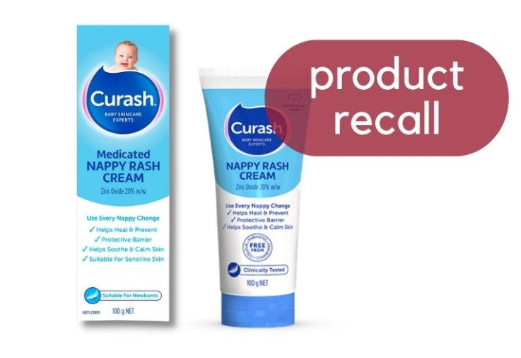 Curash Nappy Rash Cream Recall