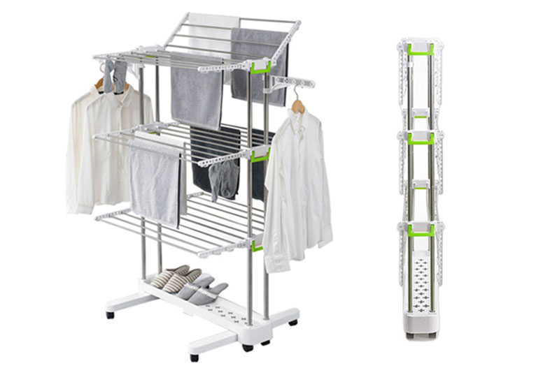 Large Rolling Clothes Airer
