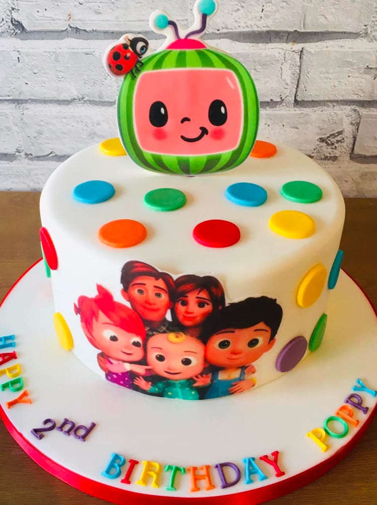 Coco Melon Theme Boy Customized Cake Topper | Party Supplies India