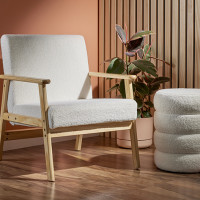 Coles Is Releasing A $49.99 Boucle Chair (And Matching Ottoman!)