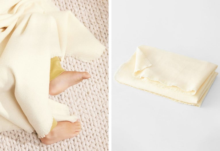 Sheridan Aster Wool Baby Blanket