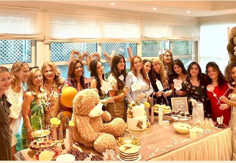 Lindsay Lohan baby shower