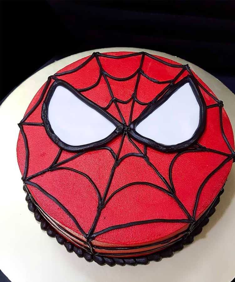 Spiderman Face Cake | Gift Abu Dhabi Online