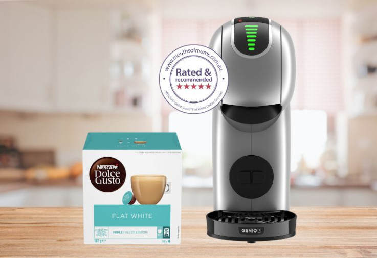 NESCAFÉ® Dolce Gusto® Flat White Coffee Capsules with star rating dinkus