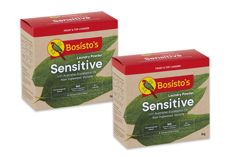 Bosisto's Sensitive Laundry Detergent.