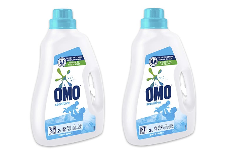 OMO Sensitive Laundry Liquid.