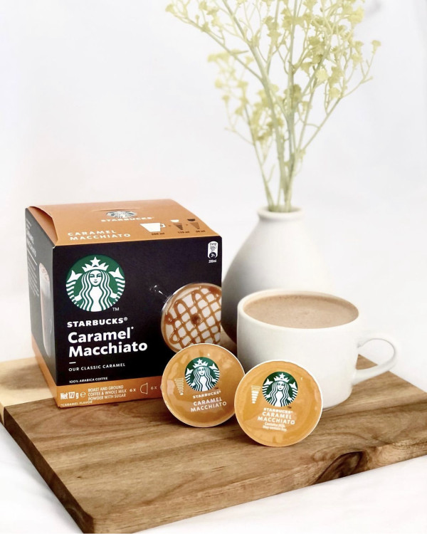 Starbucks® by NESCAFÉ® Dolce Gusto® Caramel Macchiato Coffee Capsules  Product Review