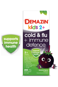 Demazin® Kids 2+ Cold & Flu + Immune Defence Oral Liquid review
