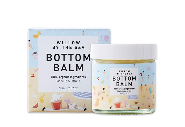 Box and tub of Willow By The Sea Bottom Balm.