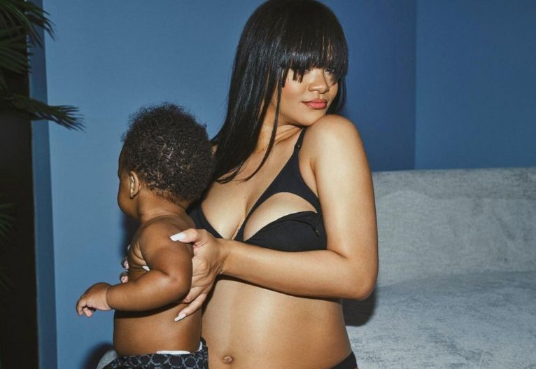 Rihanna baby maternity bra