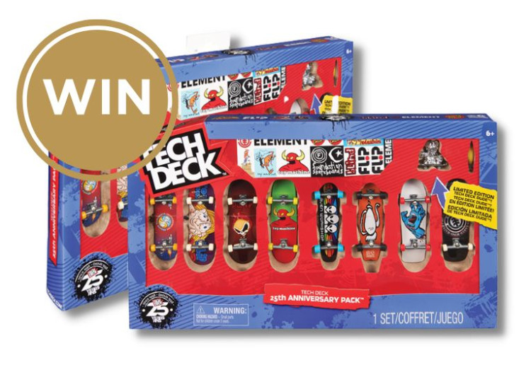 Win 1 Of 10 Limited Edition Tech Deck 25th Anniversary Packs