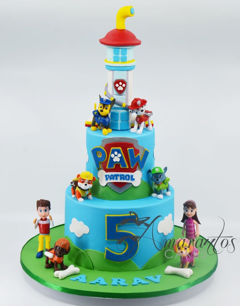 How To Make An Easy Marshall Paw Patrol Cake