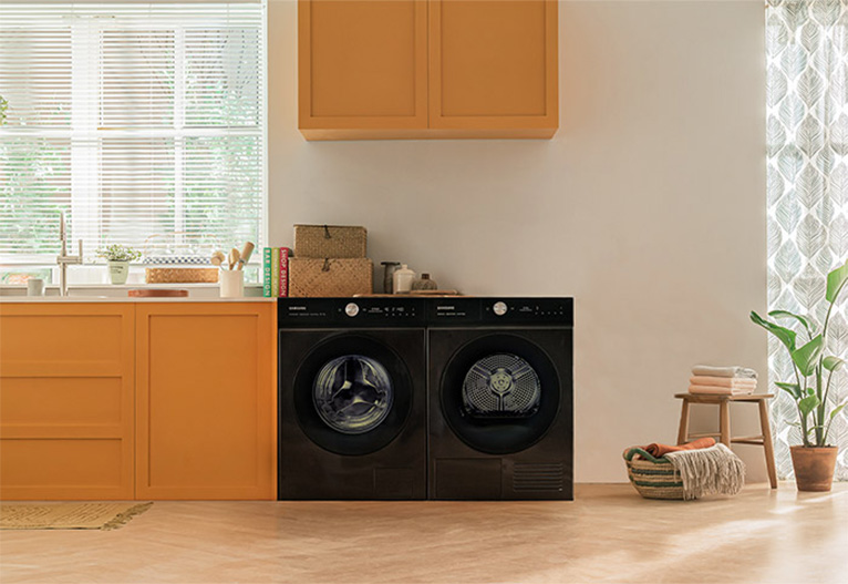 Samsung BESPOKE AI Front-Loader Washing Machines.